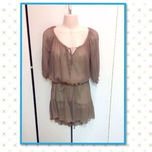 Cabi Sheer Tunic Top