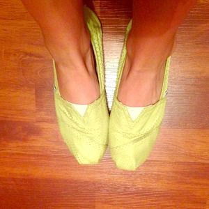 Lime Green Toms!