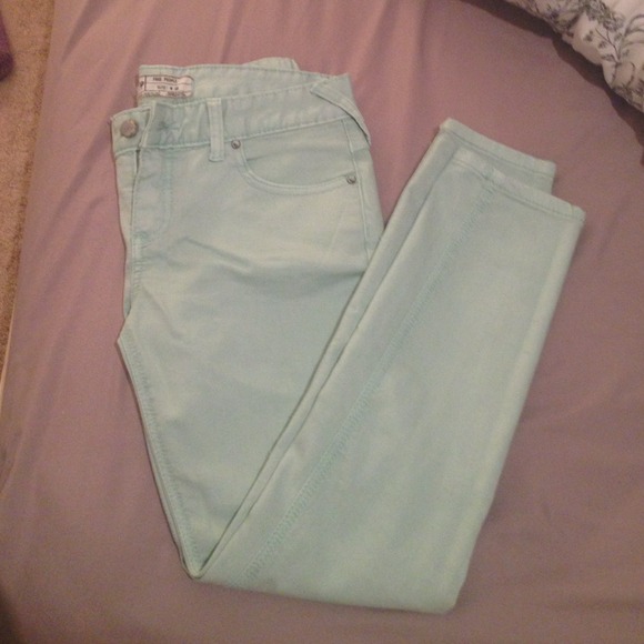 Free People Pants - Mint Free People Capris