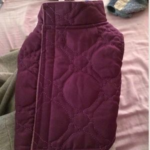 fleece lined dog jacket