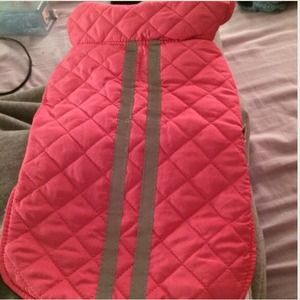 pink dog jacket