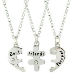 New best friend break mom necklace 3 piece splits