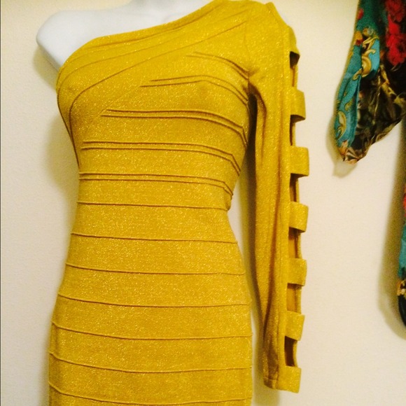 Mustard dress