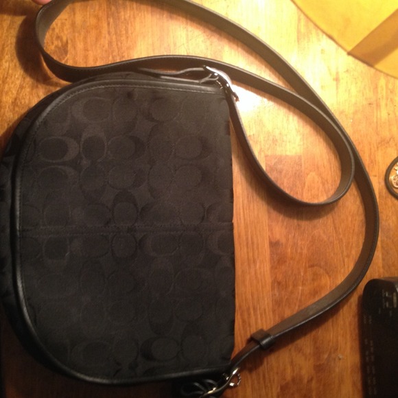 Black coach bag