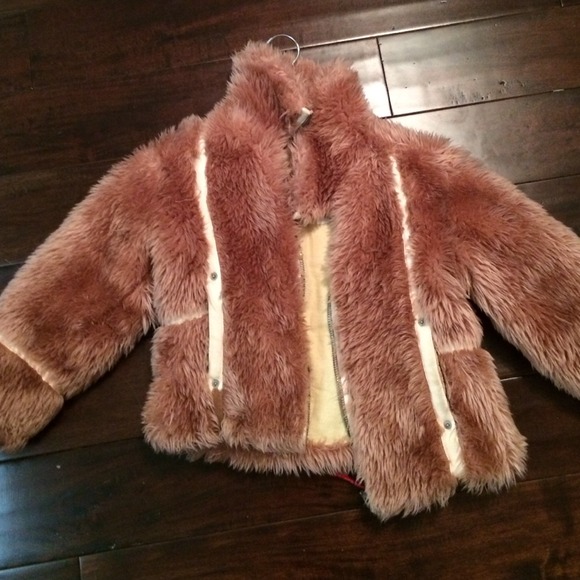 DIESELPink fur mink coat