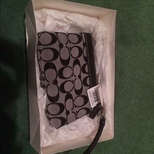 New Coach wristlet