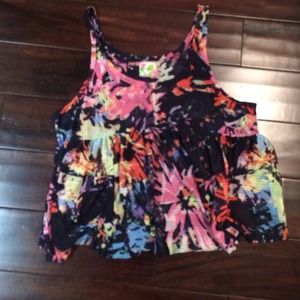 Floral free people tank