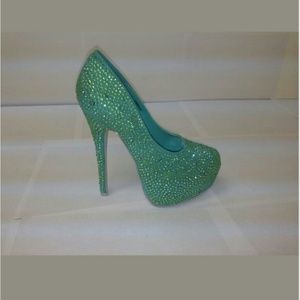 Mint green Stilettos Pump