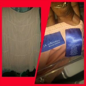 Light peach with gold skirt