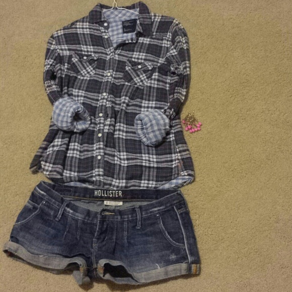Full outfit ae and hollister short