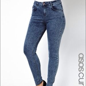 🚫SOLD🚫 ASOS Ridley Skinny Jeans In Acid Wash