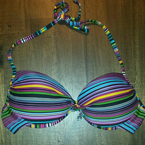 Striped Bikini Bra Top