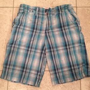 Boys plaid shorts