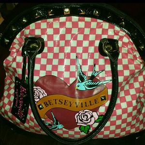 Checkered Betseyville Tote Bag