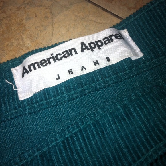 🚫TRADED🚫 AA teal corduroy skirt - Picture 1 of 2