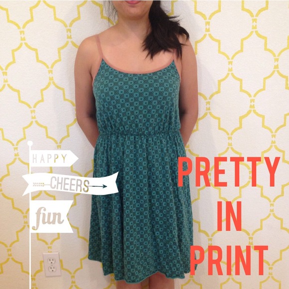 DONATED Cotton teal spring dress! 🌺🌻🌹