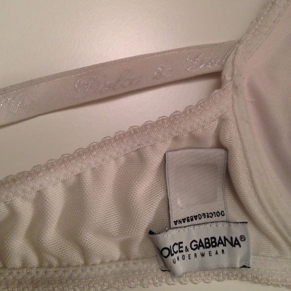 FINAL SALEπDOLCE&GABBANA Silk&Lace Push Up Bra - Picture 4 of 4