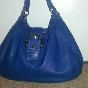 Royal blue Coach handbag