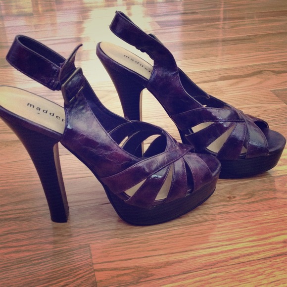 Madden Girl purple heels