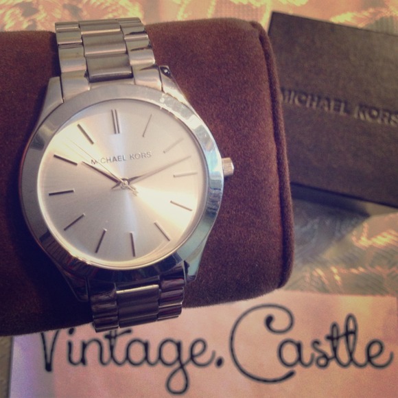 MICHAEL KORS Silver Runway OVERSIZED UNISEX Watch