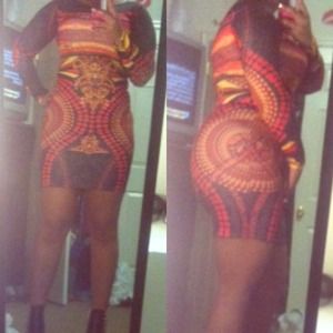 Tribal Printed Dress