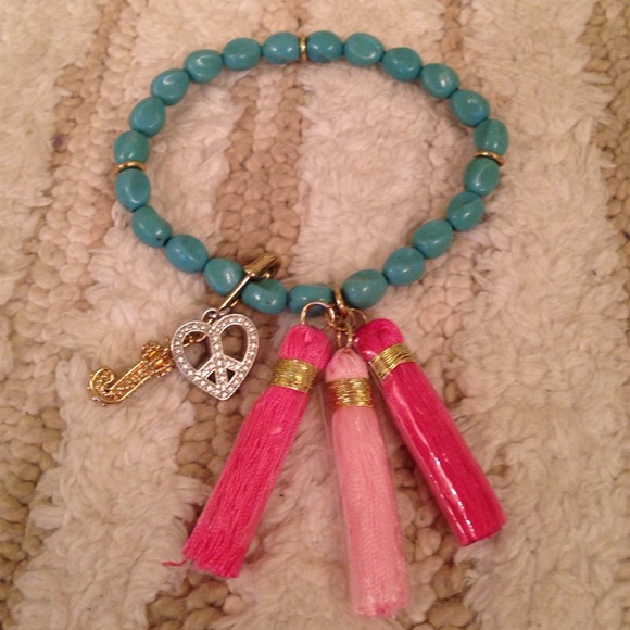 Juicy bracelet with charms and tassel🔴SOLD🔴 - Picture 1 of 2