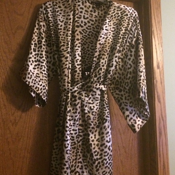 Victoria's Secret satin robe.
