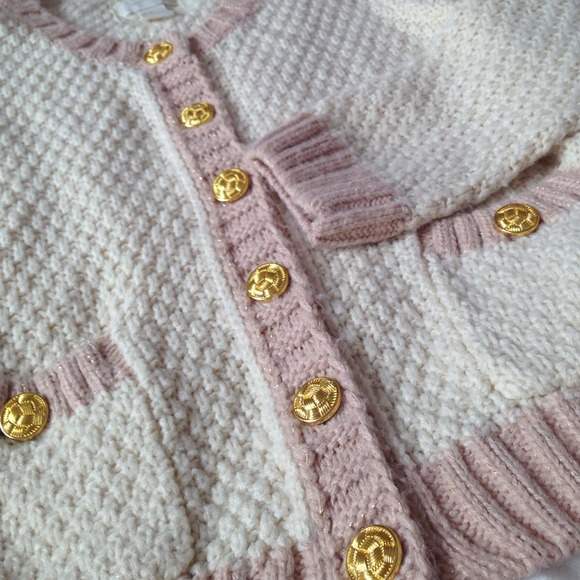 Gold Buttoned Sweater - Picture 2 of 4