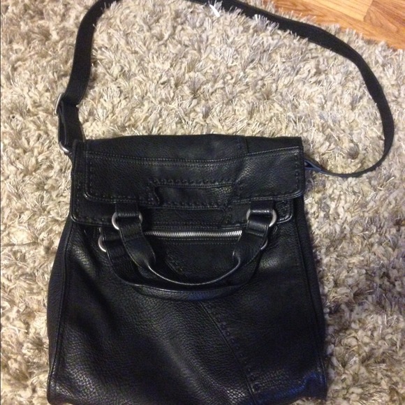 Lucky Brand Black Leather Crossbody