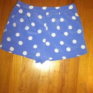 Polka dot shorts