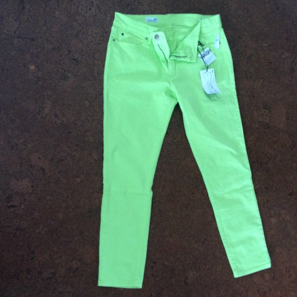 Gap Womens Size 30 legging jean Skimmer Line Green
