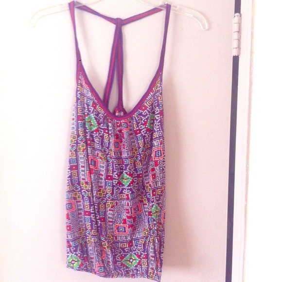 Tribal Tank top with cool back