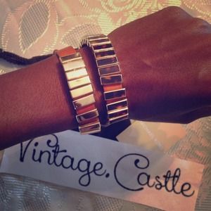 MICHAEL KORS Brown Leather Double Wrap Bracelet