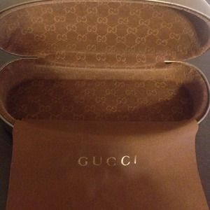 Authentic Gucci eyeglass case.  New. No tags.