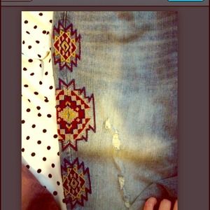 Forever 21+ distressed skinnies