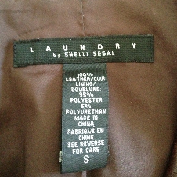 Brown leather jacket - Picture 3 of 3