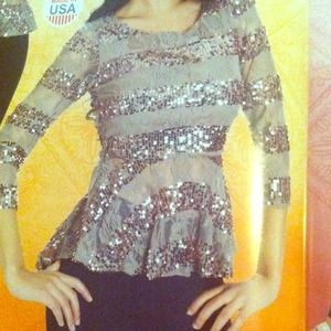 Sparkly top