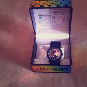 Justin Bieber Snap on Watch Bracelet