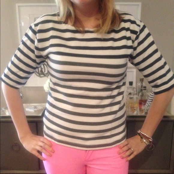 🚫sold🚫 J. crew striped sweatshirt - Picture 2 of 4