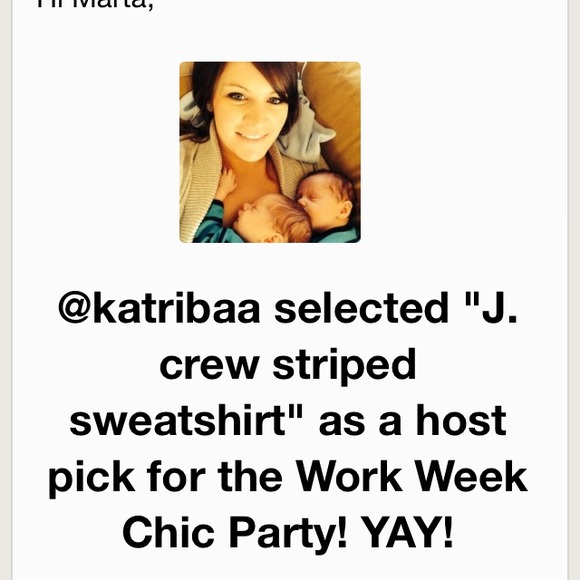 🚫sold🚫 J. crew striped sweatshirt - Picture 4 of 4