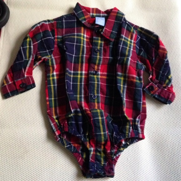 Plaid button up shirt