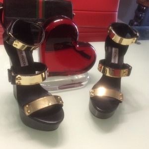 Black wedges reduce price!