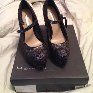 H by Halston  sparkling platform Mary Jane !!!