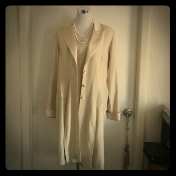 2 piece tan dress GREAT FORMAL OUTFIT /negotisble