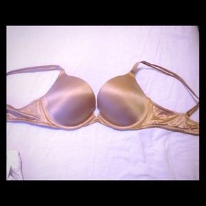 Tan very sexy push up bra 36c