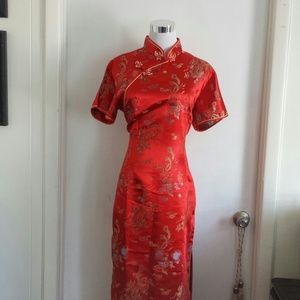 Red qipao
