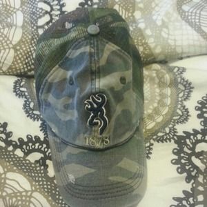Camo Browning Baseball Hat
