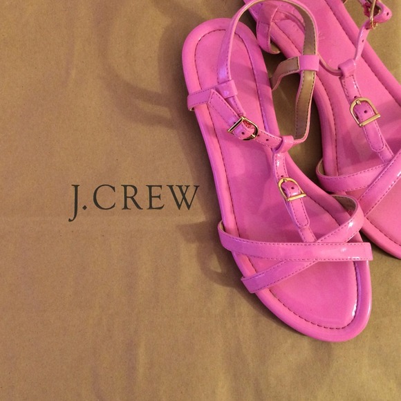 J. Crew Sandals in pink