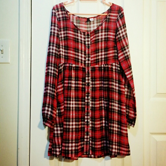 CUTE PLAID DRESS