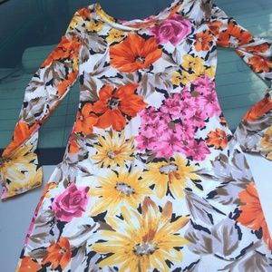 Floral printed Bodycon dress